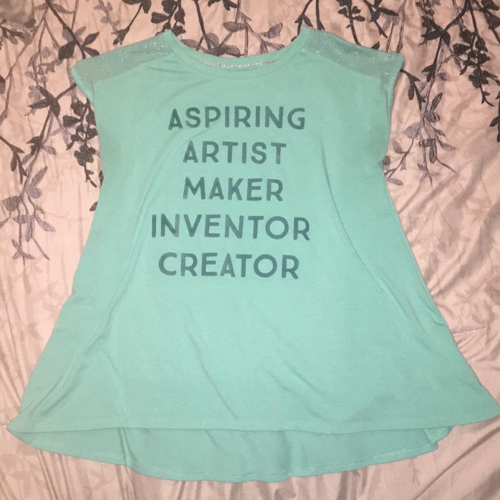 Girls athletic shirt.